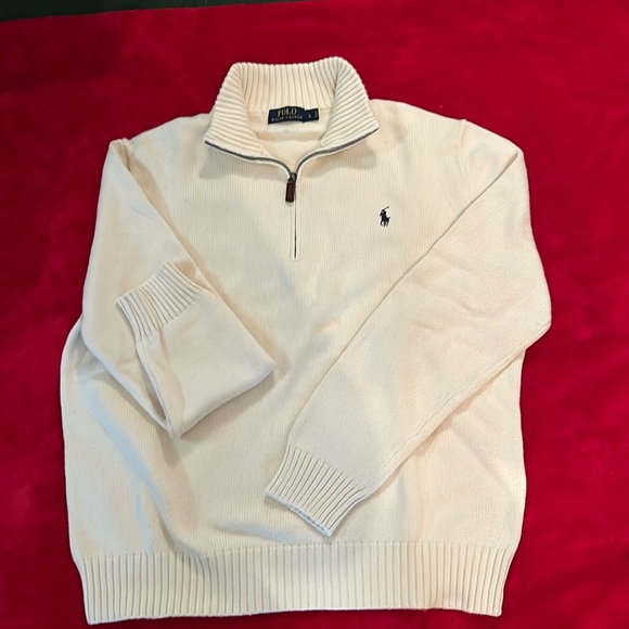 Cream Polo sweater - Picture 1 of 2